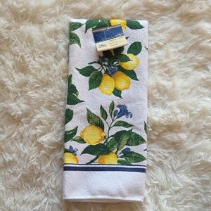 Home Collection Lemon and Leaf Kitchen Towel
